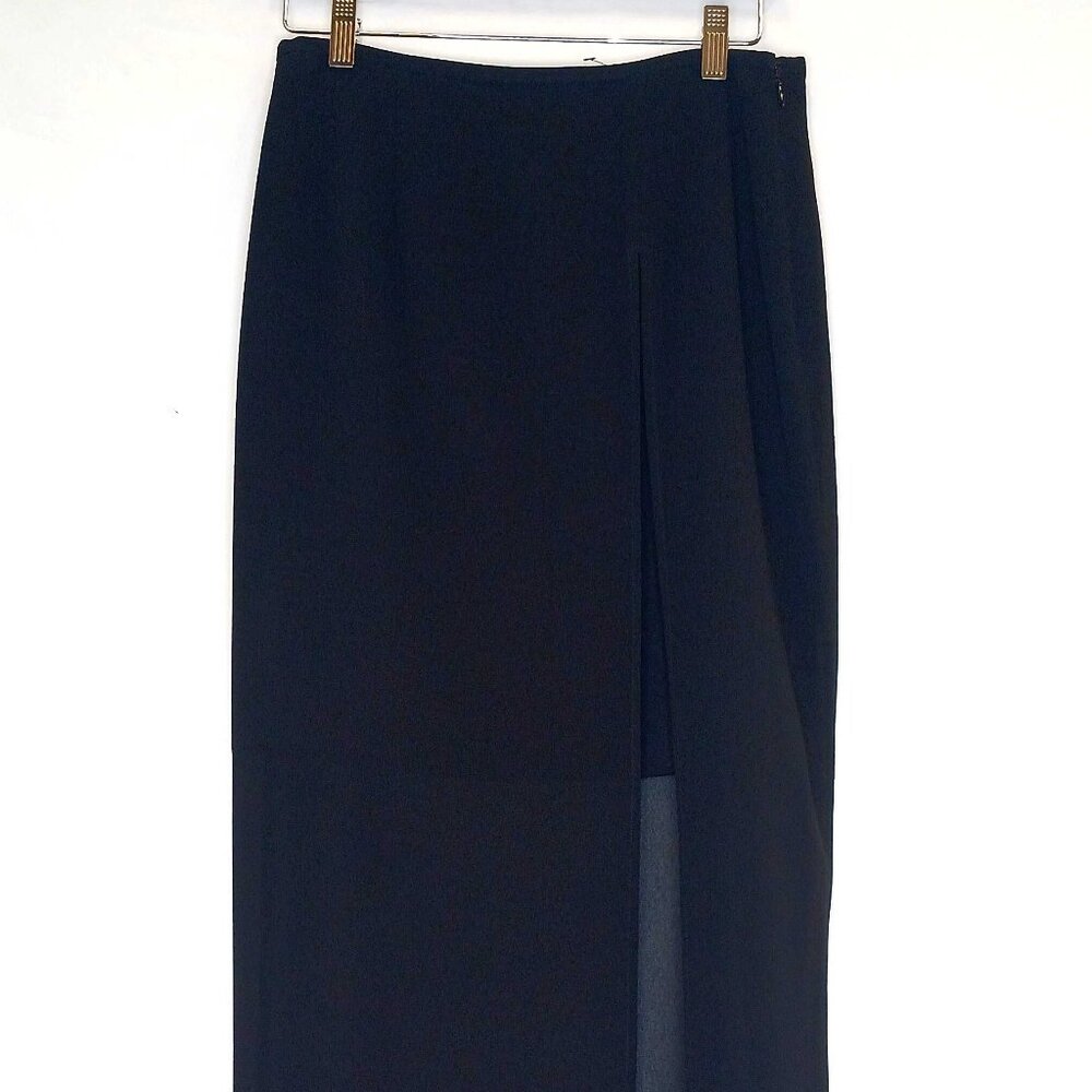 Victoria Pappas Long Skirt High Leg Slit